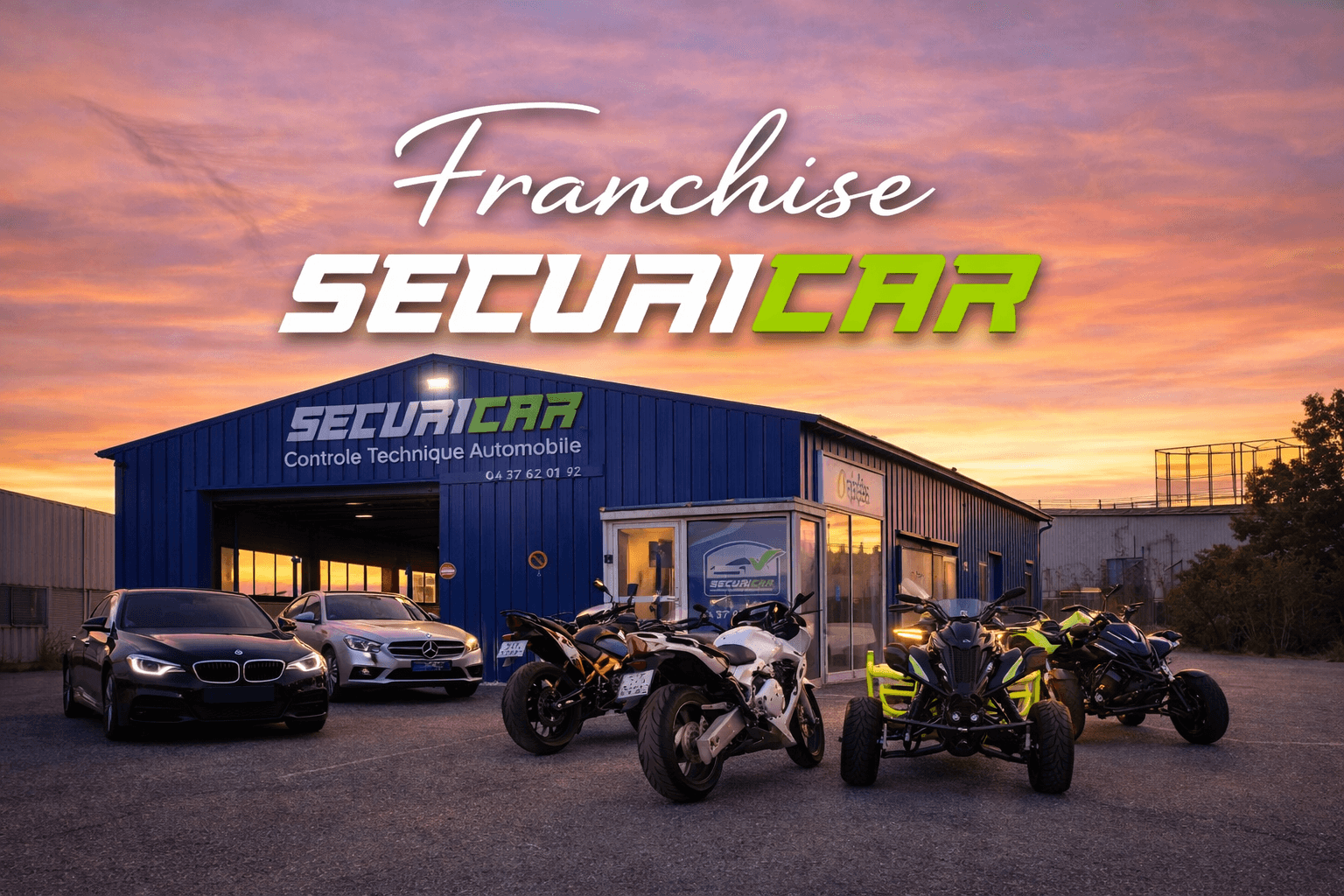 Ouvrez Votre Centre De Contrôle Technique Avec SecuriCar